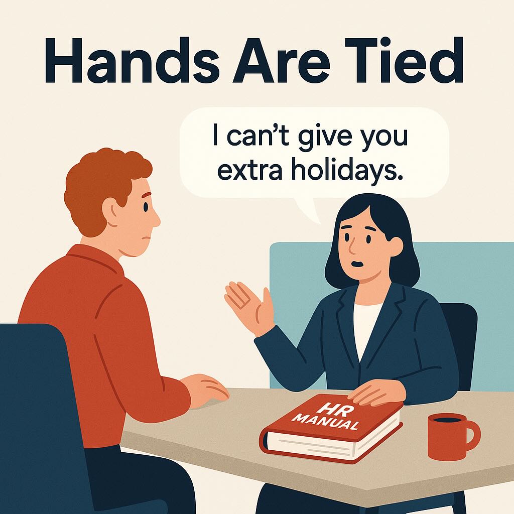 Hands Are Tied Meaning