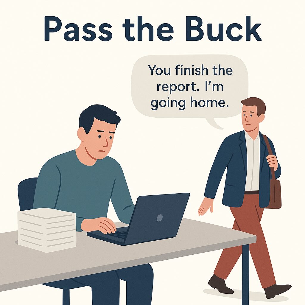Pass the Buck meaning