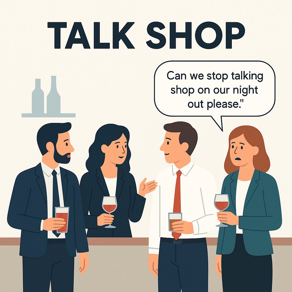 Talk shop meaning